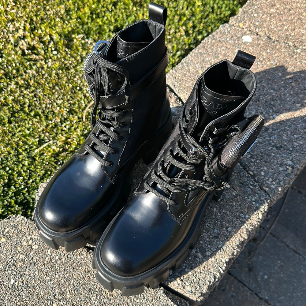 Prada MonolithCombat Boot
